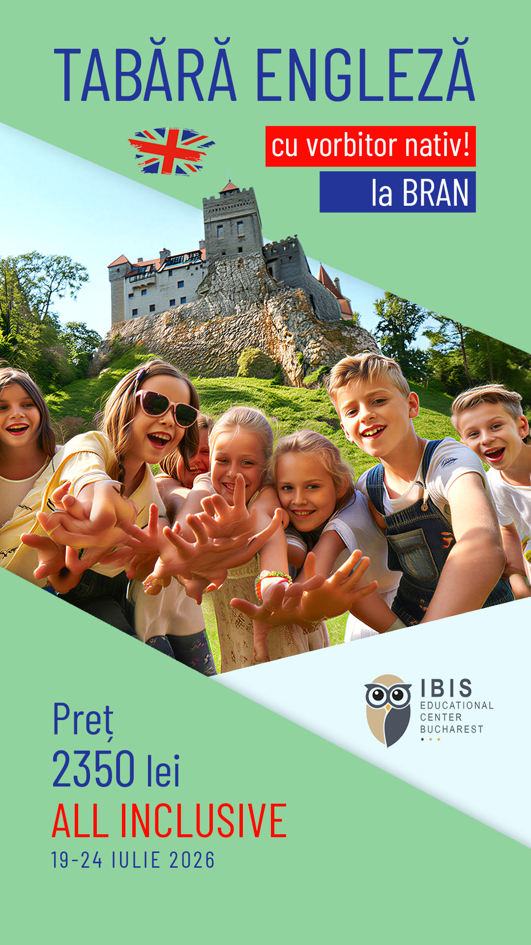 Tabără în România, Bran image
